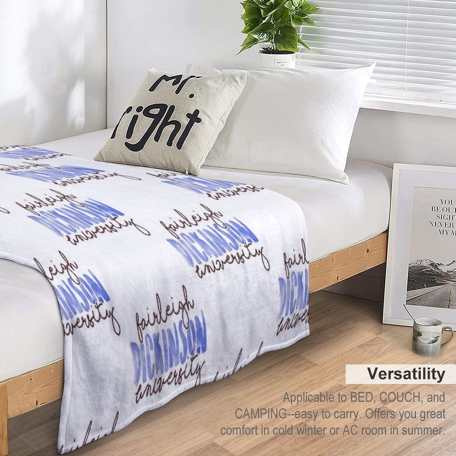 Fairleigh Dickinson University Shrink-resistant Throw Blanket