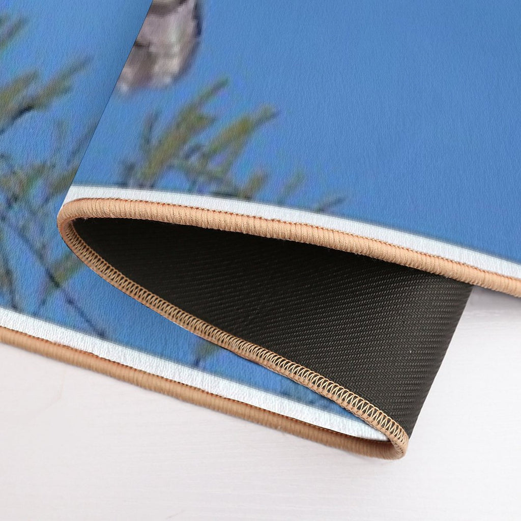 Beautiful Wise Owl  Slip-Resistant Bath Mat