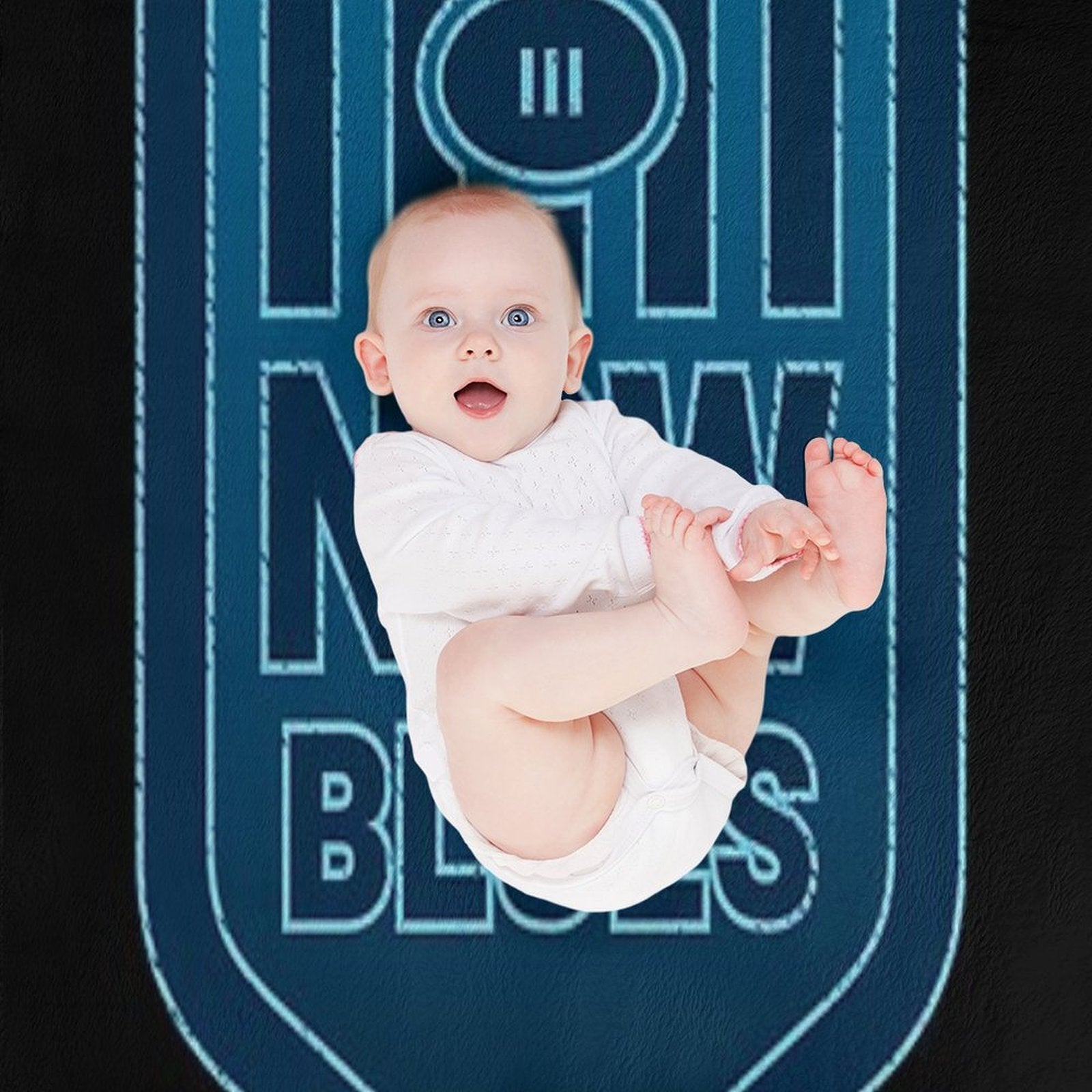 NSW State of Origin Machine-washable Throw Blanket