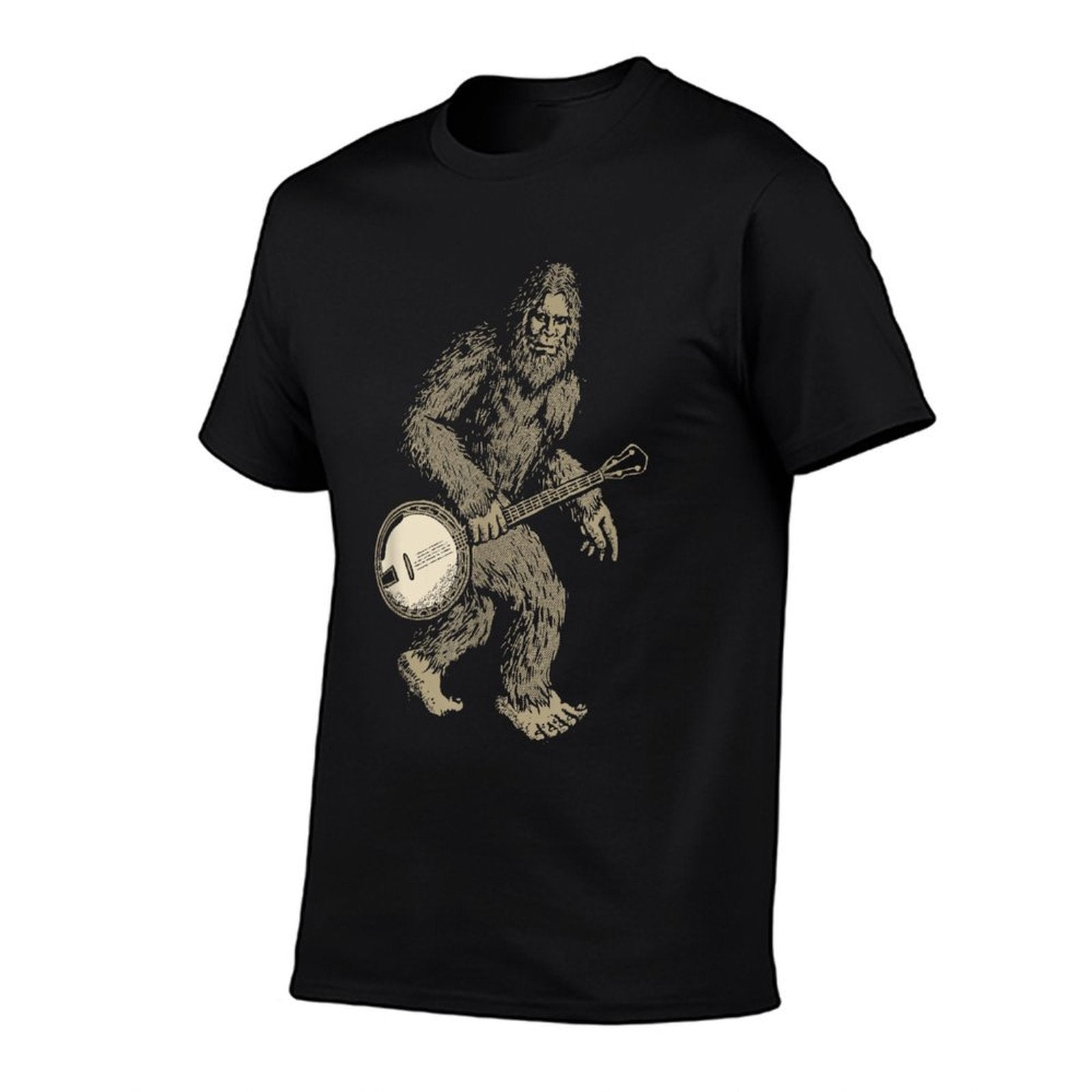 Grassquatch! Vintage Bigfoot  Bluegrass Banjo Music  Soft T-Shirt