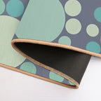 Big Little Dots Sea Green  Stain-Proof Bath Mat