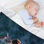 Wishbone Wrinkle-free Throw Blanket