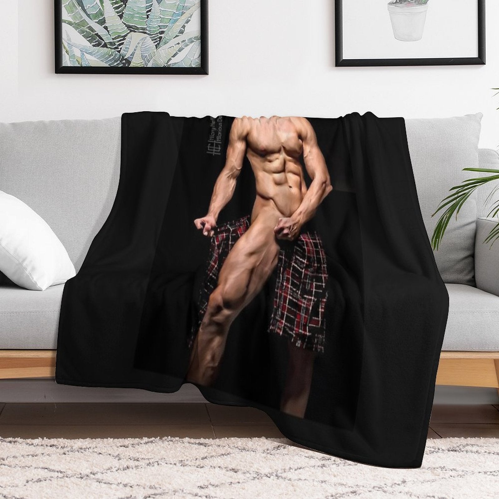 Sam Heughan Anti-pilling Throw Blanket