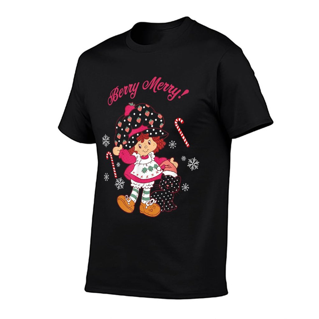 Strawberry Shortcake Christmas Berry Merry!  Graphic-printed T-Shirt