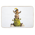 Shrek Cat Donkey 2  Odorless Bath Mat