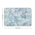 White Ocean, Blue Ocean, Ocean  Eco-Friendly Bath Mat