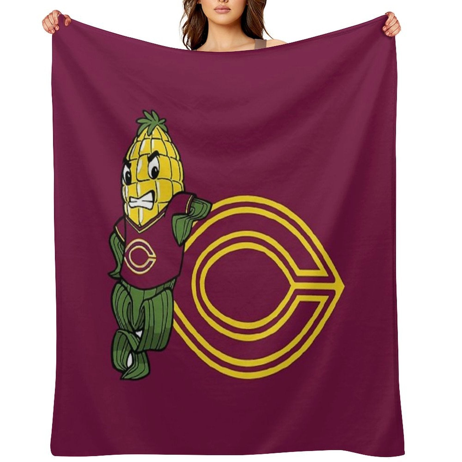 The Concordia-Mhead Cobbers Lightweight Throw Blanket