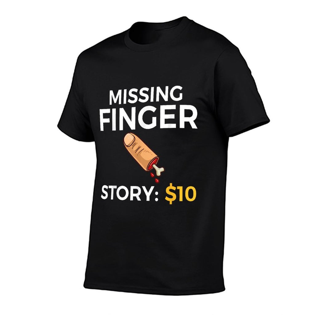 Missing Finger Prosthetic Amputation Recovery  Relaxed-fit T-Shirt