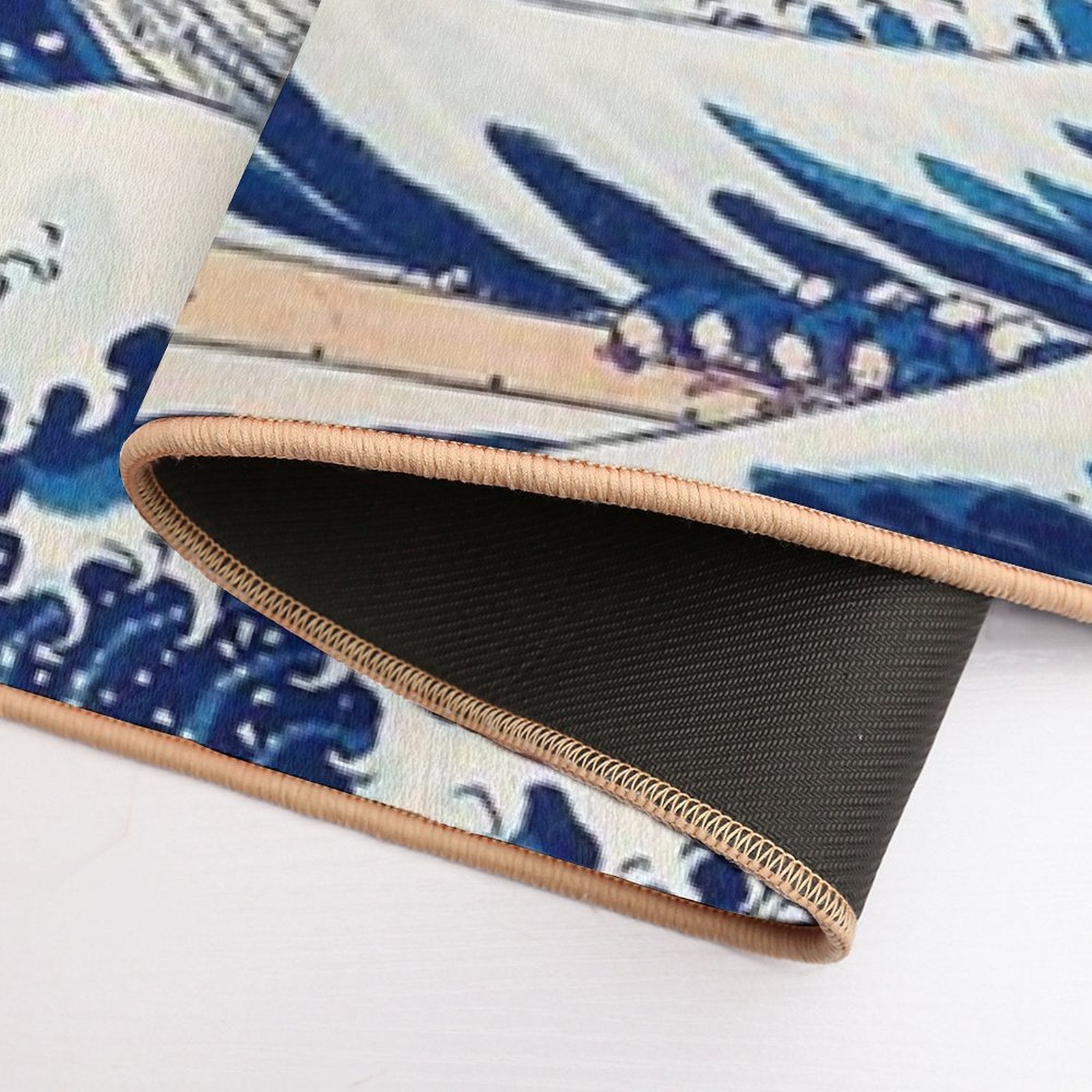 The Great Wave-Japanese Art  Absorbent Bath Mat