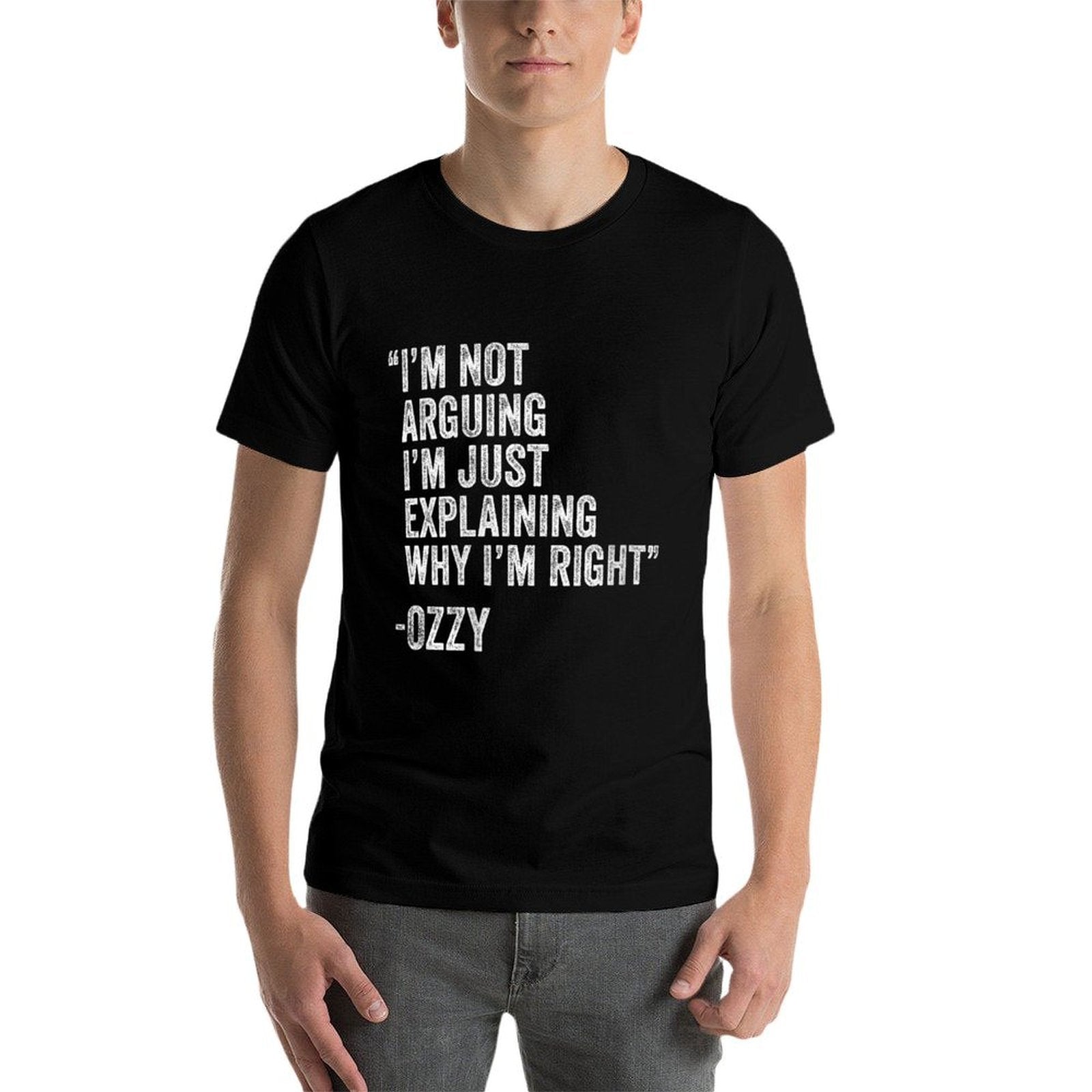 Womens Ozzy Quote Funny Birthday Custom Name Idea Engineer  Ribbed Collar T-Shirt