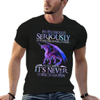 Cute Dragon Seriously Dragon For Women And Girls Funny  Vintage-inspired T-Shirt