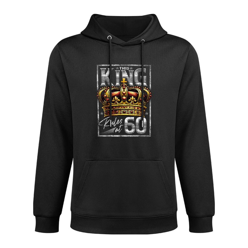 This King Rules at 60 60 Year Old Gifts 60th Birthday Easy Care Hoodie