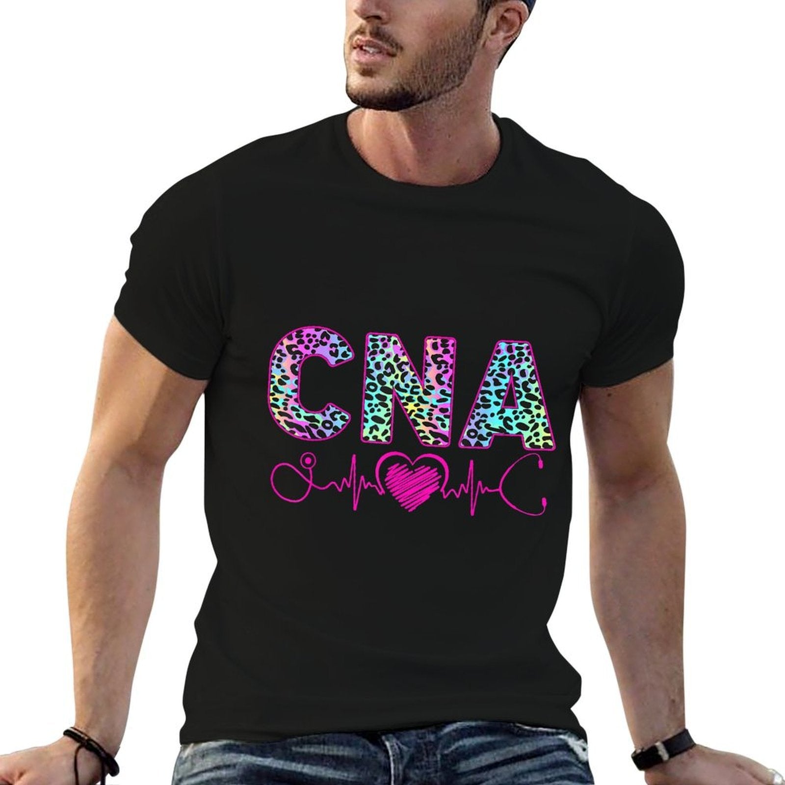 CNA Heartbeat  Graphic-printed T-Shirt