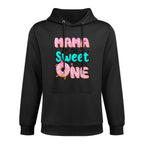 Mama of The Sweet One First Birthday Matching Family Donut Adjustable Hood Hoodie