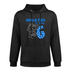 Kids 6th Birthday Koalafied To Turn 6 Years Old Kids Boys Koala Shrink-Resistant Hoodie