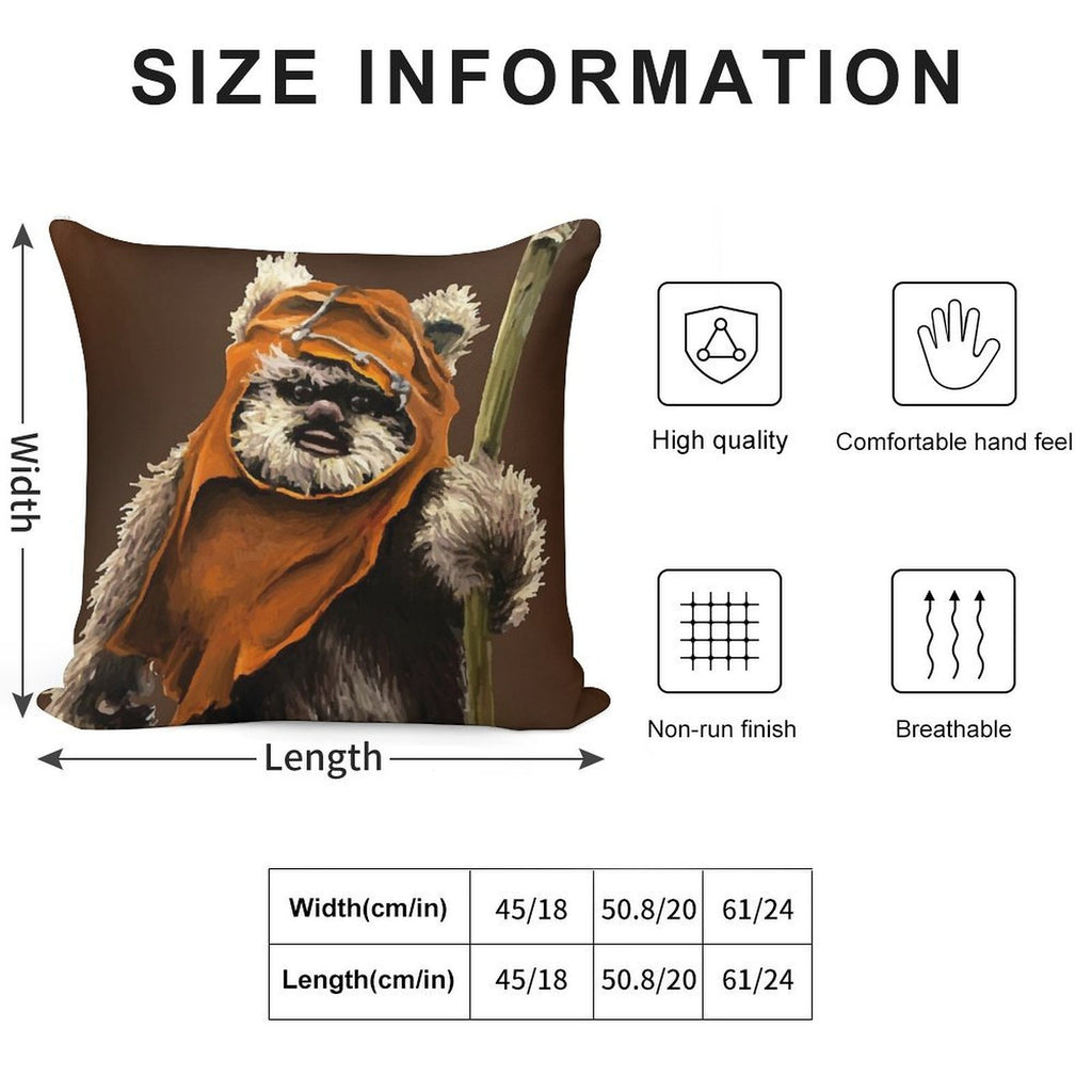 Ewok #2 Soft Style Accent Throw Pillow