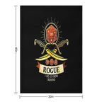 Rogue I Do It From Behind Travel-friendly Throw Blanket