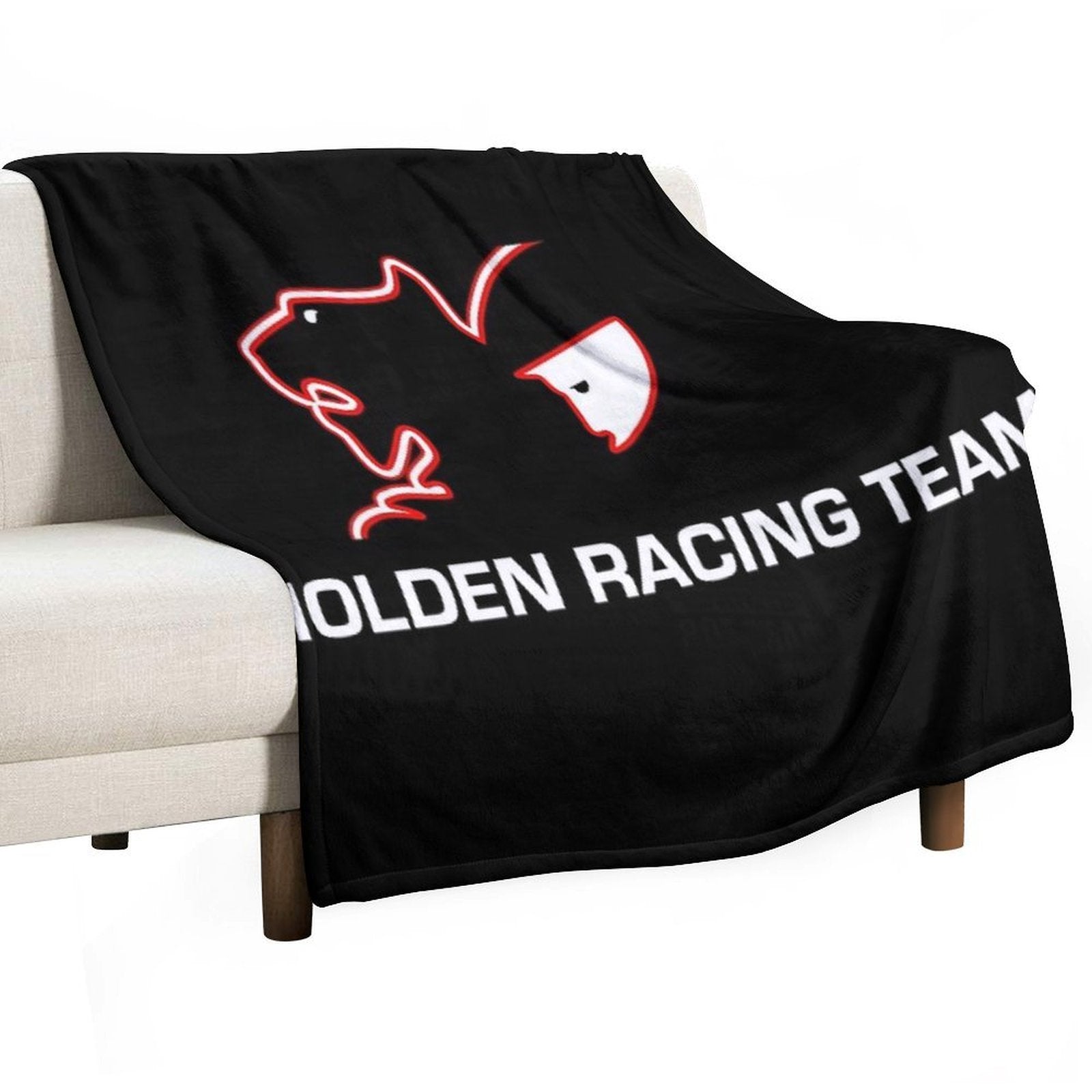 Holden Racing Team Vintage Black Gift-ready Throw Blanket