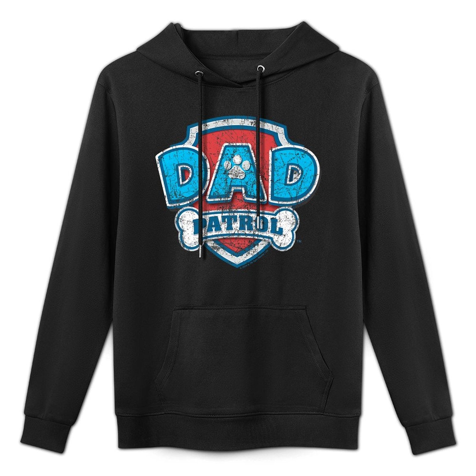 Mens Paw Patrol Father's Day Dad Patrol Premium Machine Washable Hoodie