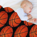 Sports Basketball Wrinkle-free Throw Blanket