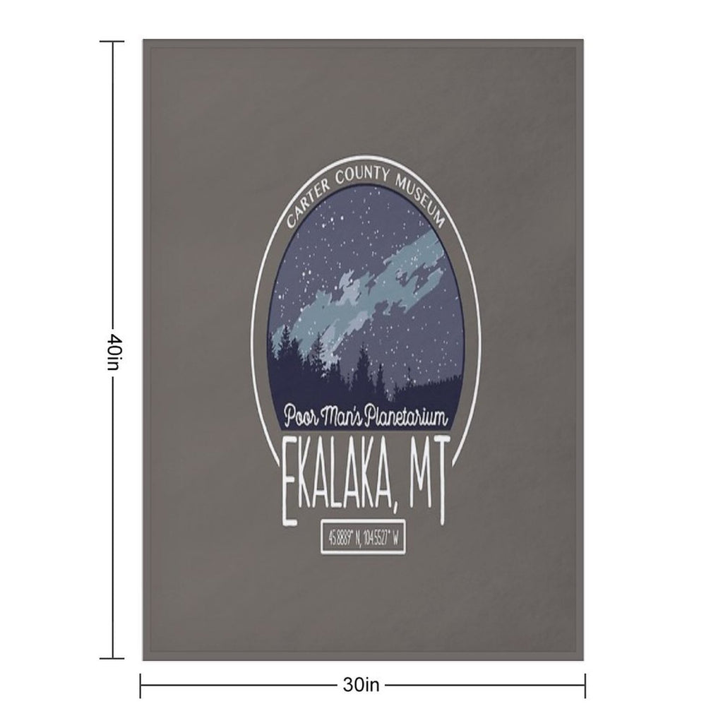 Poor Man's Planetarium Durable Throw Blanket