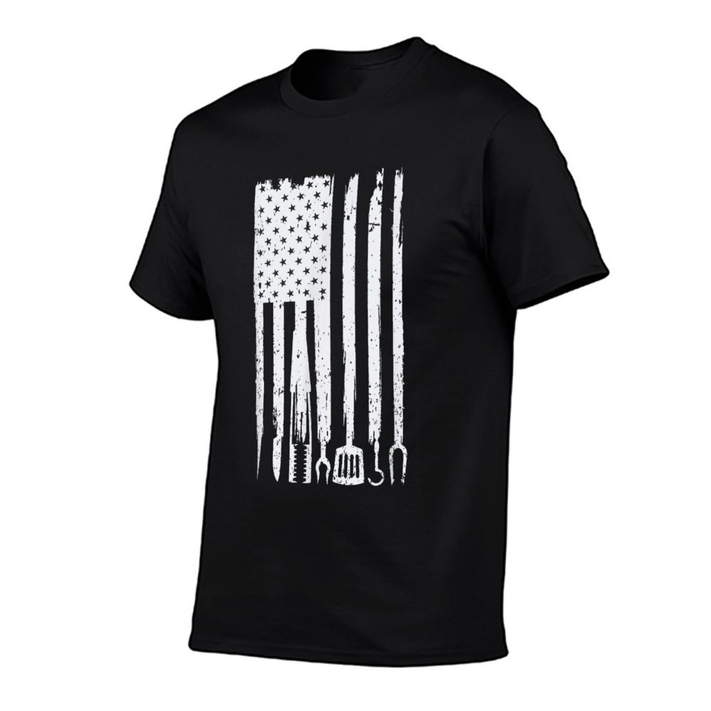 Funny BBQ Design! For Fans of Smoking, Grilling And Barbecue  Summer-ready Fabric T-Shirt