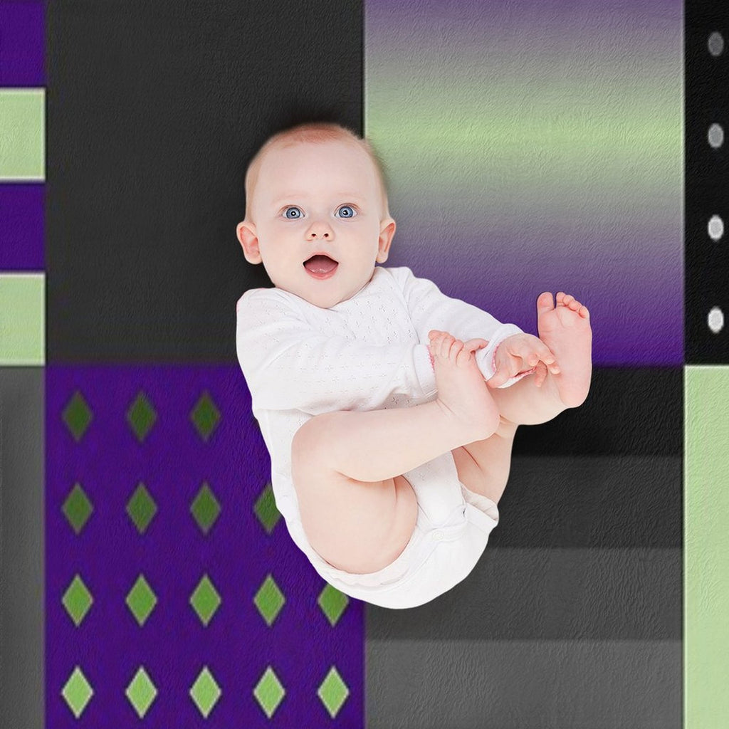 Funny Patchwork Pattern 9 Wrinkle-free Throw Blanket