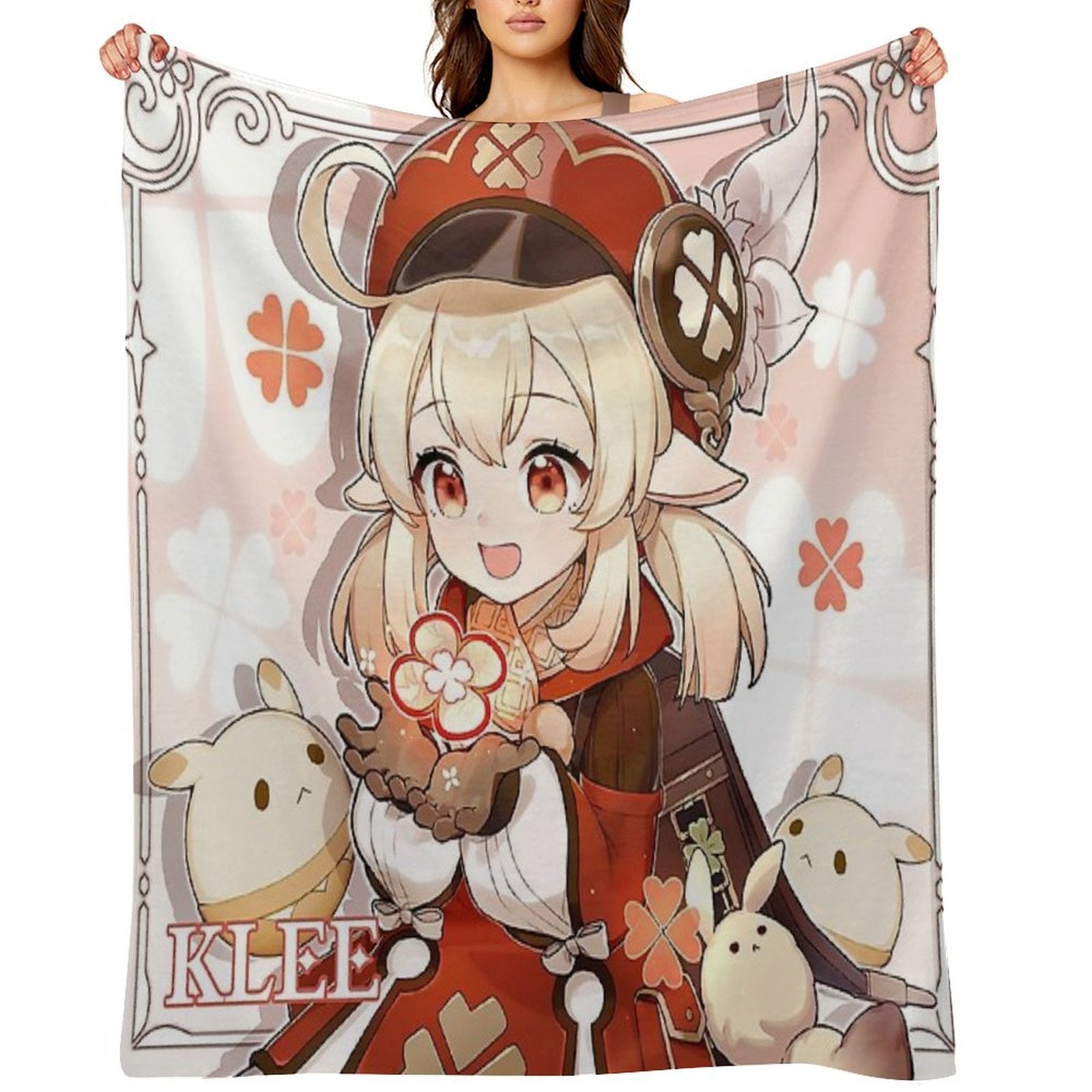 Genshin Impact - Klee Birthday Official Artwork 2020 Compact Throw Blanket