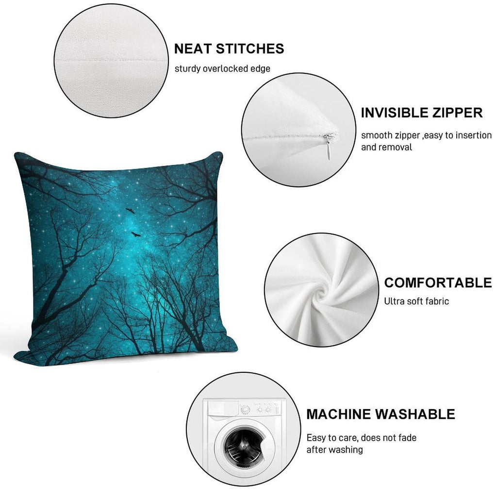 Stars Can't Shine Without Darkness Soft Home Decor Throw Pillow