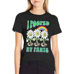 I Pooped My Pants Funny Flowers Toilet Adult Humor Meme  Wrinkle-resistant T-Shirt