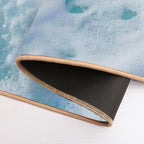 Blue Ocean Waves  Slip-Resistant Bath Mat