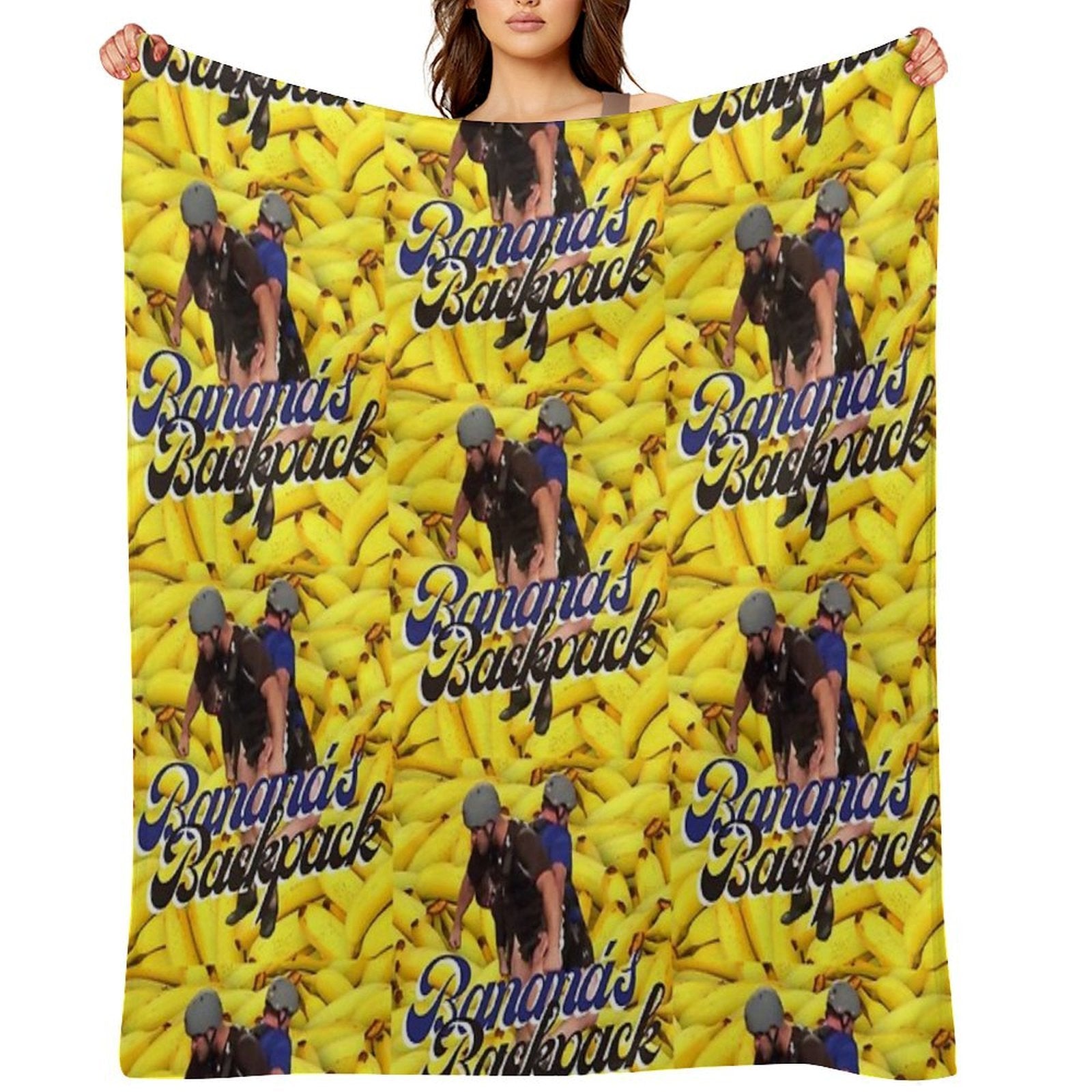MTV Challenge Johnny Banana X CT Backpack Sustainable Throw Blanket