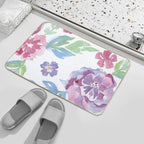 Watercolor Garden Durable Bath Mat