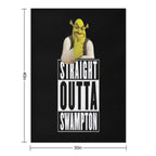 Shrek - Straight Outta Swampton Compact Throw Blanket