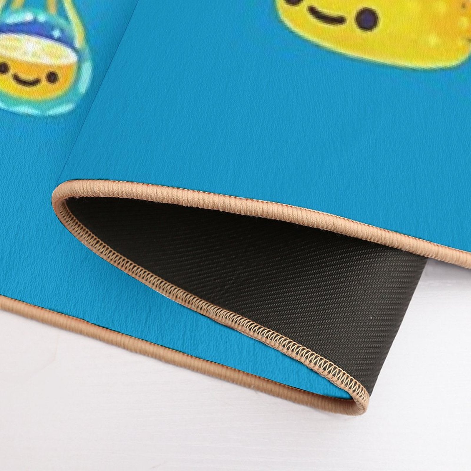 Lemon Shark And Friends - Blue  Odorless Bath Mat