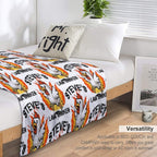 Steve's Lava Chicken Minecraft Movie All-season Throw Blanket