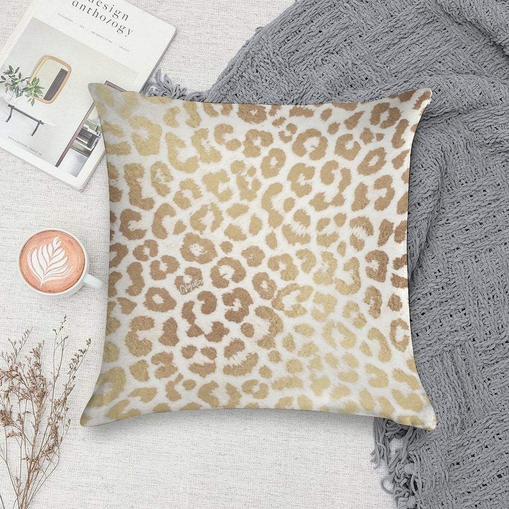 ReaL LeOpard - Greek Ancient Gold Soft Multiple Sizes Throw Pillow