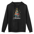 All Booked For Christmas Book Christmas Book Lover Librarian Customizable Surface Hoodie