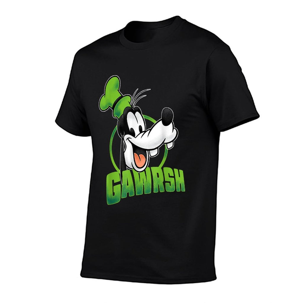 Disney Mickey And Friends Goofy Gawrsh Portrait  Cotton T-Shirt