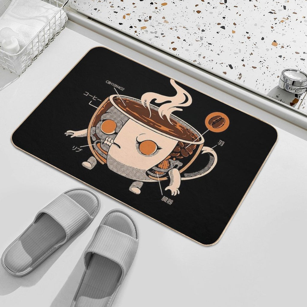 Coffeezilla X-ray  Pet-Safe Bath Mat