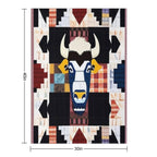 Buffalo Patchwork Quilt Wrinkle-free Throw Blanket