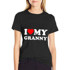 I Love My Granny I Heart Family Grandma  Affordable Price T-Shirt