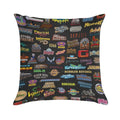 Roller Coasters Soft Easy Maintenance Throw Pillow