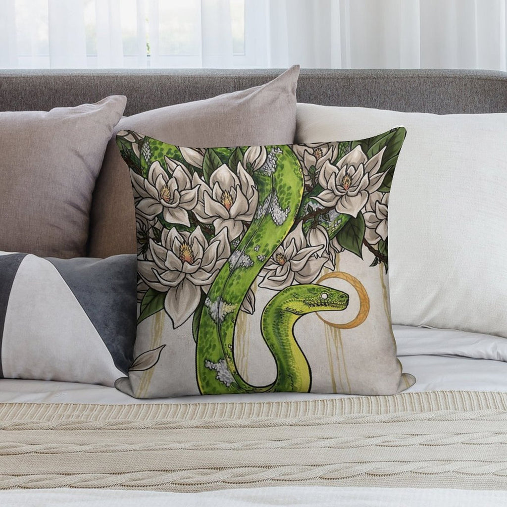 Snake Soft Shrink-Resistant Throw Pillow