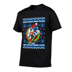 Sonic The Hedgehog Christmas Shredding Sonic Ugly Sweater  Soft T-Shirt