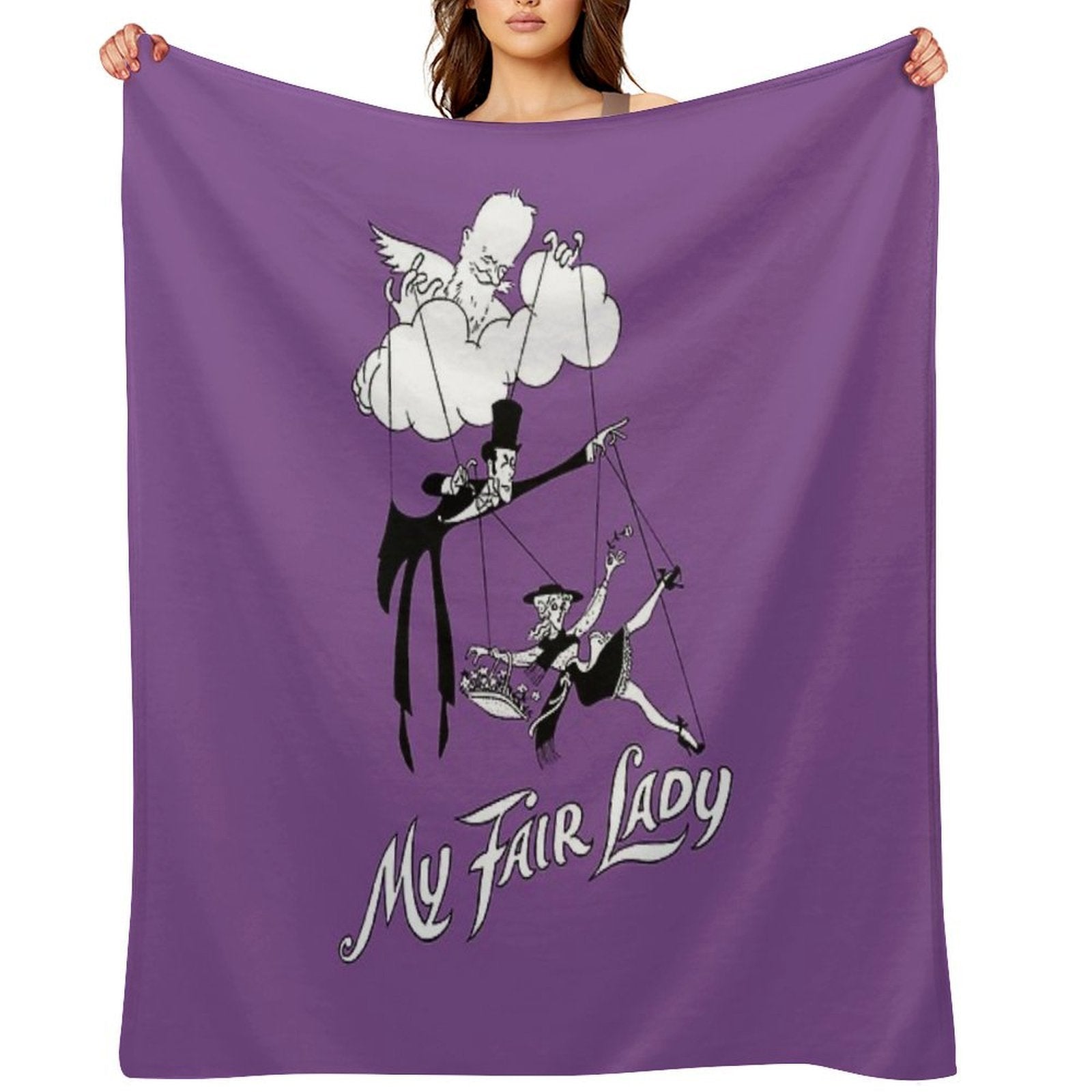 My Fair Lady Poster Shrink-resistant Throw Blanket