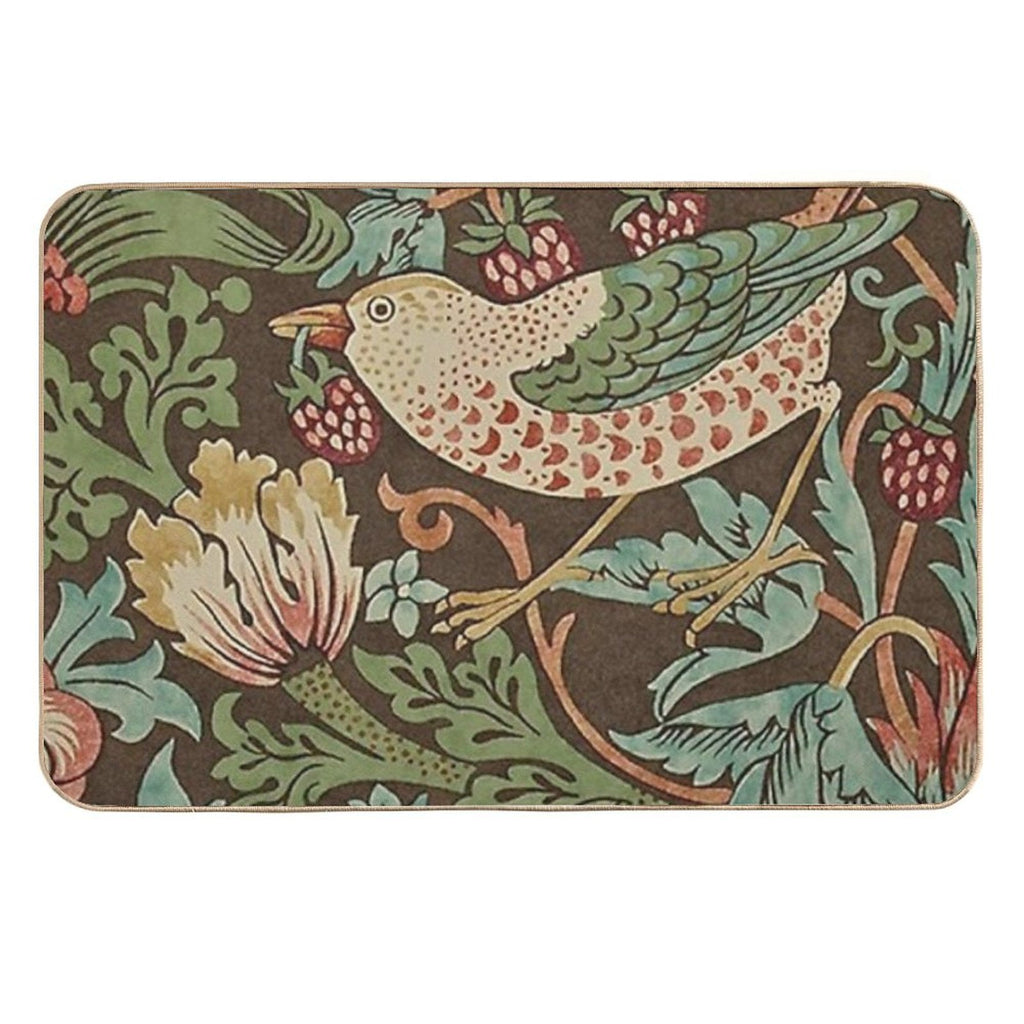 Nature Bird - William Morris  High-Traffic Bath Mat