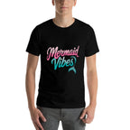 Mermaid Vibes Birthday Party Mermaid Squad  Polyester Blend T-Shirt