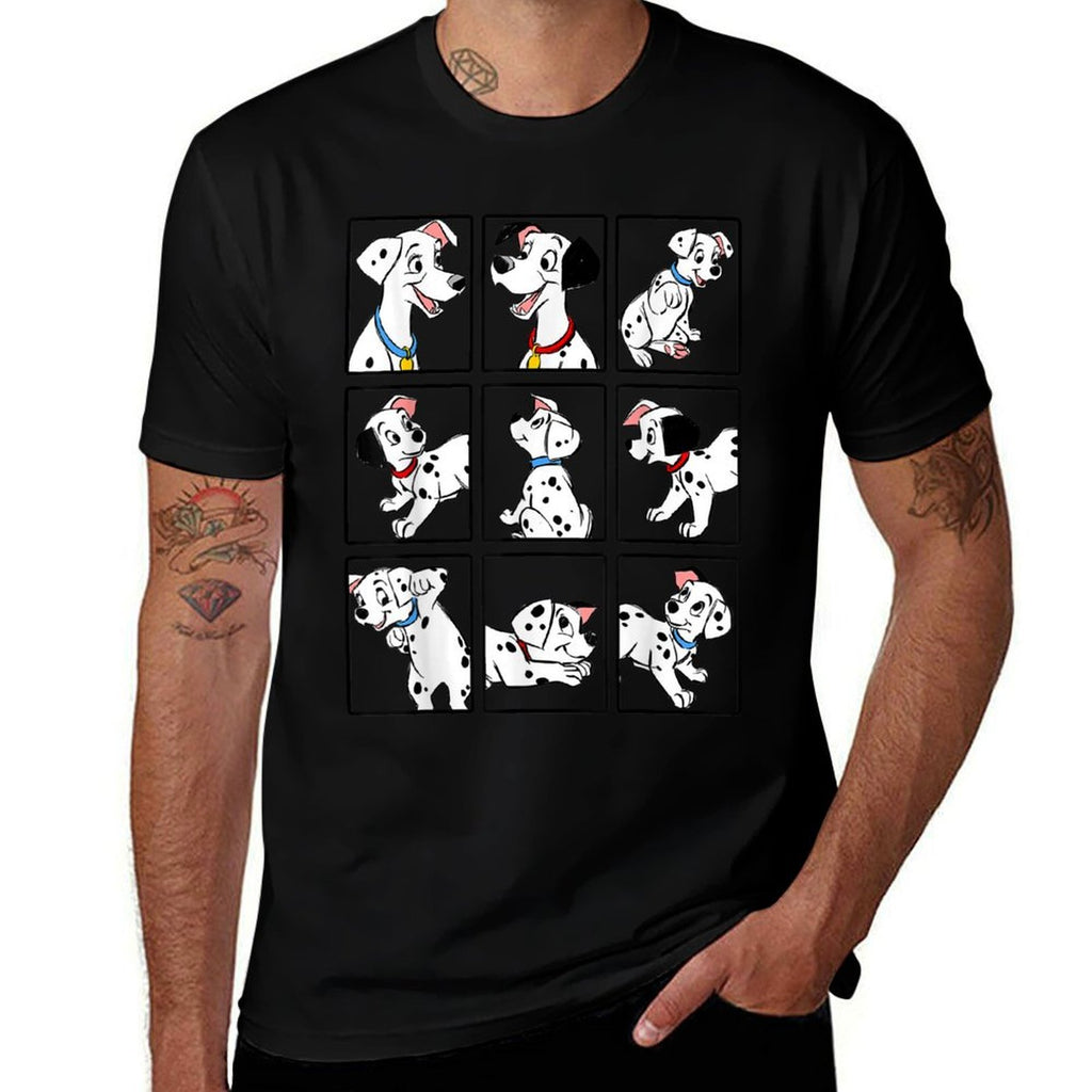 Disney 101 Dalmatians Puppy Group Shot Portrait Boxes  Eco-friendly Material T-Shirt