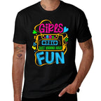 Awesome 80s Girls Just Wanna Have Fun 80s Party Funny 1980s  Versatile T-Shirt